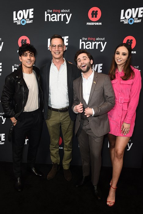 Premiere of the Freeform original film “The Thing About Harry,” on Wednesday, February 12, in Los Angeles, California - Niko Terho, Jake Borelli, Britt Baron - The Thing About Harry - Z akcí