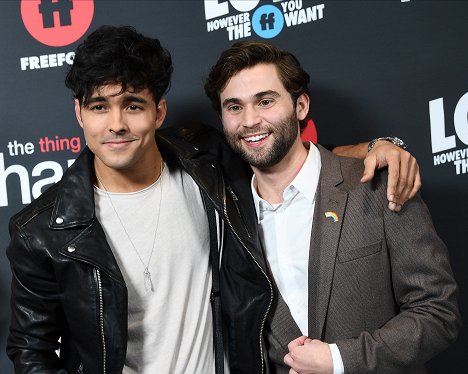 Premiere of the Freeform original film “The Thing About Harry,” on Wednesday, February 12, in Los Angeles, California - Niko Terho, Jake Borelli - The Thing About Harry - Events