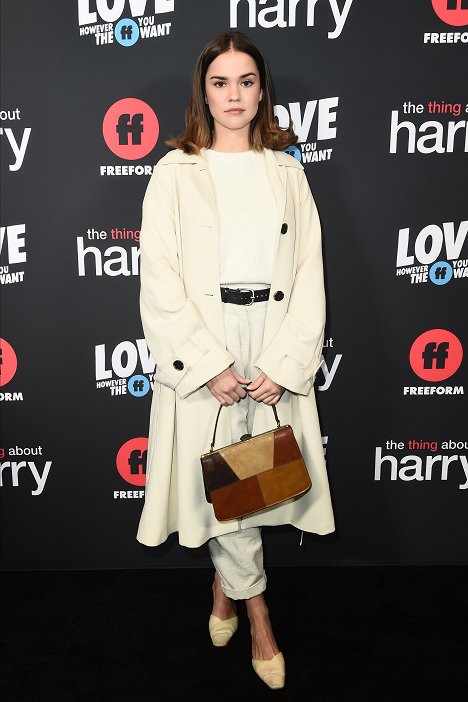 Premiere of the Freeform original film “The Thing About Harry,” on Wednesday, February 12, in Los Angeles, California - Maia Mitchell - The Thing About Harry - Events