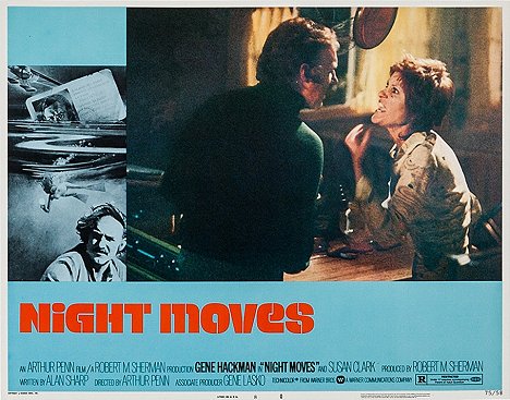 Gene Hackman, Susan Clark - Night Moves - Lobby karty
