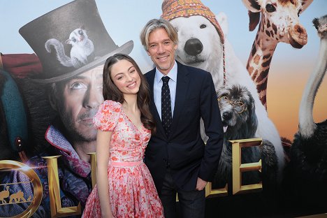 Premiere of DOLITTLE at the Regency Village Theatre in Los Angeles, CA on Saturday, January 11, 2020 - Carmel Laniado, Stephen Gaghan
