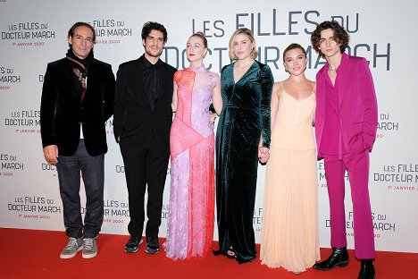 Paris premiere of LITTLE WOMEN - Alexandre Desplat, Louis Garrel, Saoirse Ronan, Greta Gerwig, Florence Pugh, Timothée Chalamet - Pikku naisia - Tapahtumista