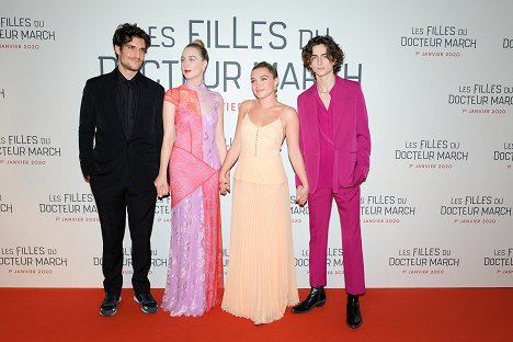 Paris premiere of LITTLE WOMEN - Louis Garrel, Saoirse Ronan, Florence Pugh, Timothée Chalamet - Mulherzinhas - De eventos