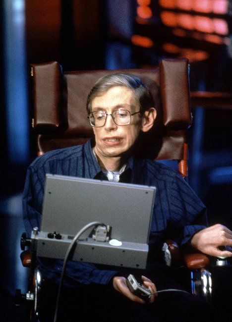 Stephen Hawking - Star Trek: The Next Generation - Descent - Van de set