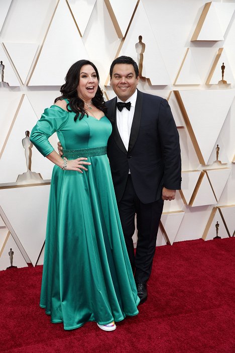 Red Carpet - Kristen Anderson-Lopez, Robert Lopez - The 92nd Annual Academy Awards - Events