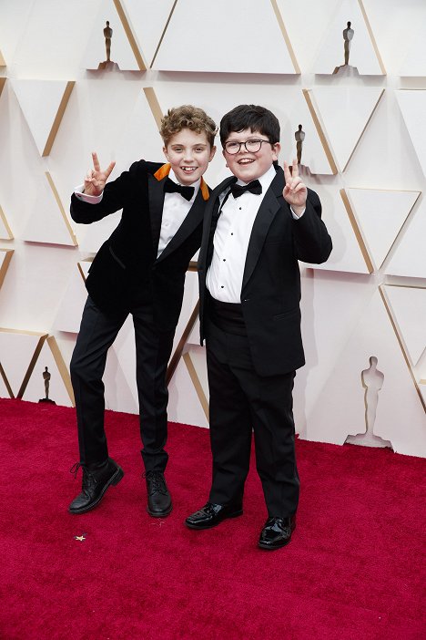 Red Carpet - Roman Griffin Davis, Archie Yates - The 92nd Annual Academy Awards - Events