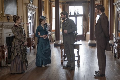 Mary Higgins, Charlotte Hope, Edward Holcroft, Harry Michell - The English Game - Episode 2 - Photos