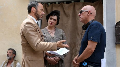 Massimiliano Gallo, Valentina Lodovini, Francesco Miccichè - Figli del Destino - Dreharbeiten