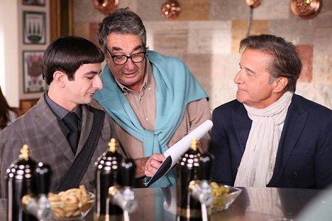 Francesco Mandelli, Neri Parenti, Christian De Sica - Colpi di Fortuna - Dreharbeiten