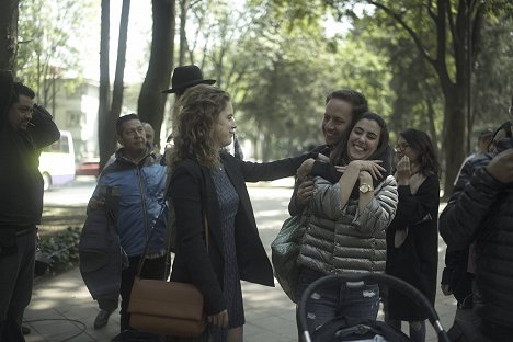 Naian González Norvind, Isaac Cherem, Ana Kupfer - Leona - Tournage