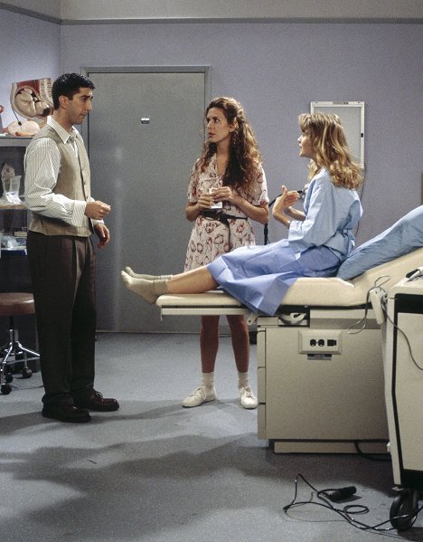 David Schwimmer, Jessica Hecht, Anita Barone - Friends - The One with the Sonogram at the End - Photos
