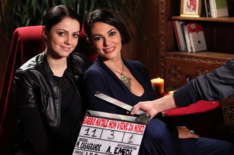 Annalisa Scarrone, Maria Grazia Cucinotta - Babbo Natale non viene da Nord - Making of