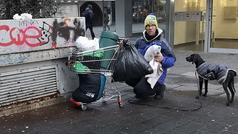 Jens Hilbert - Prominent und obdachlos - Gosse statt Glamour - Photos