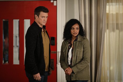 Nathan Fillion, Mekia Cox - The Rookie - The Overnight - Van film