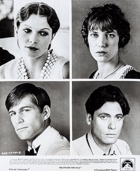 Lois Chiles, Jane Birkin, Simon MacCorkindale, Jon Finch - Vražda na Nilu - Fotosky