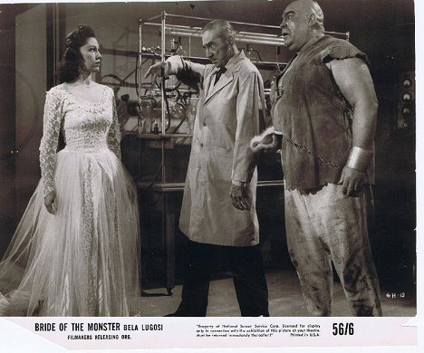 Loretta King, Bela Lugosi, Tor Johnson - La Fiancée du monstre - Cartes de lobby
