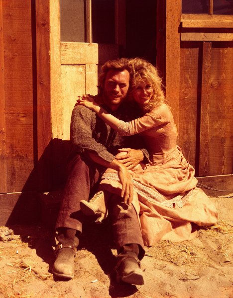 Clint Eastwood, Marianna Hill - High Plains Drifter - Making of