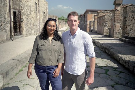 Raksha Dave, Dan Snow - Pompei: A kitörés után - Promóció fotók