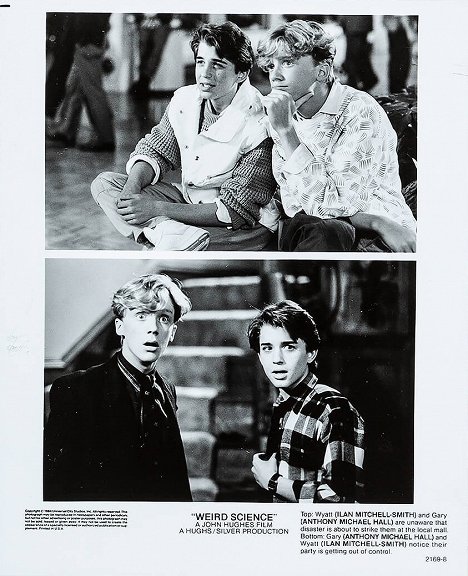 Ilan Mitchell-Smith, Anthony Michael Hall - Une créature de rêve - Lobby Cards