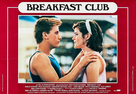 Emilio Estevez, Ally Sheedy - The Breakfast Club - Lobby Cards