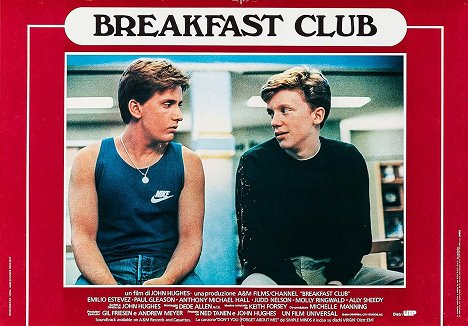 Emilio Estevez, Anthony Michael Hall - Breakfast Club - Der Frühstücksclub - Lobbykarten