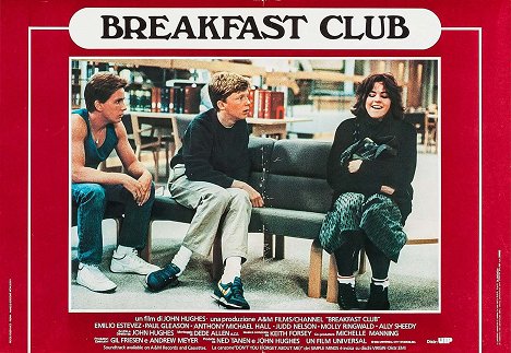 Emilio Estevez, Anthony Michael Hall, Ally Sheedy - The Breakfast Club - Lobbykaarten