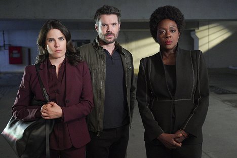 Karla Souza, Charlie Weber, Viola Davis - Vražedná práva - Annalise Keatingová je mrtvá - Z natáčení