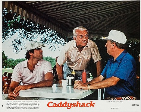 Chevy Chase, Ted Knight, Rodney Dangerfield - Caddyshack - Le golf en folie - Cartes de lobby