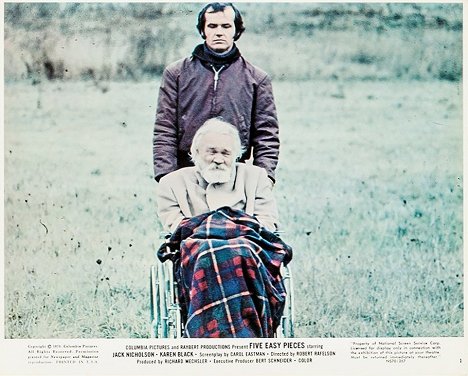 Jack Nicholson, William Challee - Five Easy Pieces - Lobby Cards