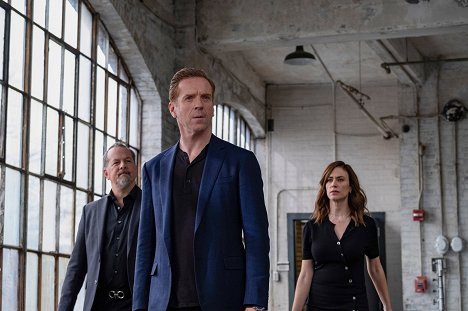 David Costabile, Damian Lewis, Maggie Siff - Billions - The New Decas - Photos