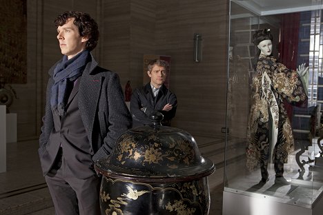 Benedict Cumberbatch, Martin Freeman - Sherlock - Der blinde Banker - Filmfotos