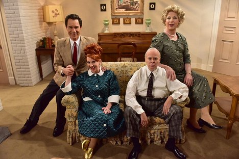 Eric McCormack, Megan Mullally, Debra Messing, Sean Hayes - Will & Grace - We Love Lucy - Photos