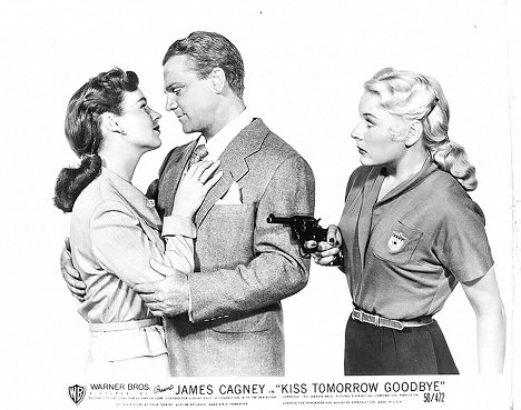 Helena Carter, James Cagney, Barbara Payton - Kust morgen vaarwel - Lobbykaarten