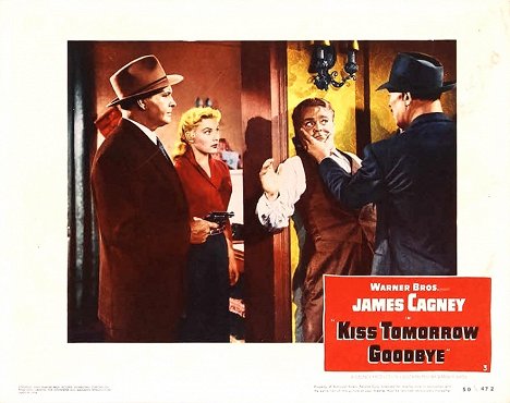 Barton MacLane, Barbara Payton, James Cagney, Ward Bond - Le Fauve en liberté - Cartes de lobby