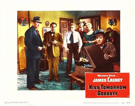 Ward Bond, James Cagney, Barbara Payton, Steve Brodie - Kiss Tomorrow Goodbye - Cartões lobby