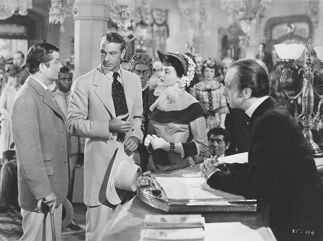 John Warburton, Gary Cooper, Ingrid Bergman - Saratoga Trunk - Filmfotók