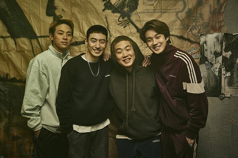 Jeong-min Park, Je-hoon Lee, Jae-hong Ahn, Woo-shik Choi - Sanyangeui sigan - Del rodaje