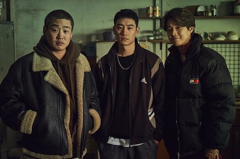 Jae-hong Ahn, Je-hoon Lee, Woo-shik Choi - Hora de Caçar - De filmagens