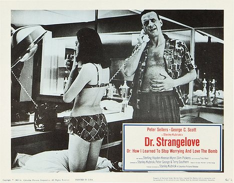 Tracy Reed, George C. Scott - Dr. Strangelove or: How I Learned to Stop Worrying and Love the Bomb - Lobbykaarten