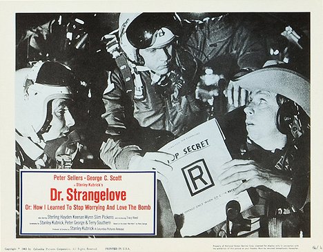 Slim Pickens - Dr. Strangelove or: How I Learned to Stop Worrying and Love the Bomb - Lobby Cards