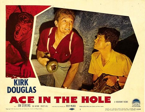 Kirk Douglas, Robert Arthur - Ace in the Hole - Lobby Cards