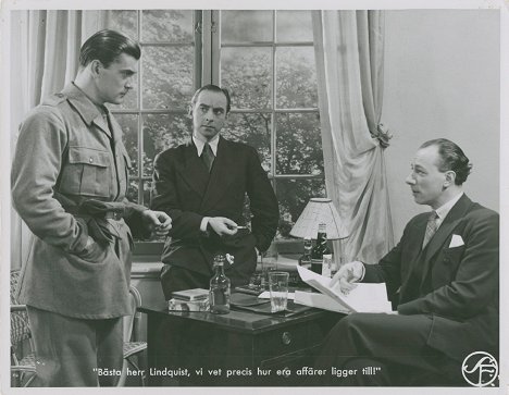 Kotti Chave, Ivar Wahlgren, Gunnar Sjöberg - Landstormens lilla argbigga - Lobby Cards