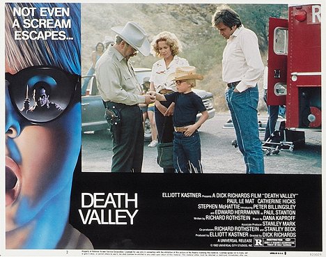 Wilford Brimley, Catherine Hicks, Peter Billingsley, Paul Le Mat - Death Valley - Lobby Cards