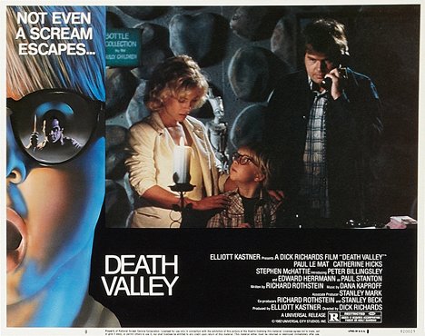 Catherine Hicks, Peter Billingsley, Paul Le Mat - Death Valley - Lobby Cards