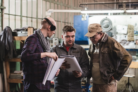 Piotr Złotorowicz, Jakub Klimaszewski, Miroslaw Zbrojewicz - Wiarołom - De filmagens