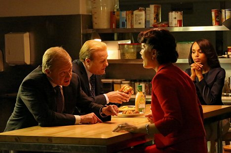 Jeff Perry, Gregg Henry, Bellamy Young, Kerry Washington - Scandal - White Hat's Back On - Photos