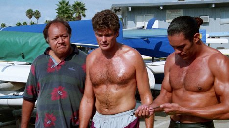 Manu Tupou, David Hasselhoff, Vincent Klyn - Baywatch - Die Rettungsschwimmer von Malibu - Wellenangst - Filmfotos