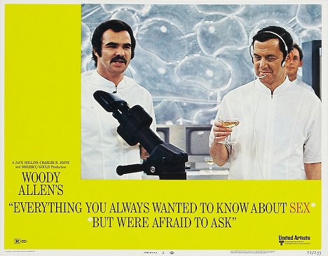 Burt Reynolds, Tony Randall - Everything You Always Wanted to Know About Sex * But Were Afraid to Ask - Lobby Cards