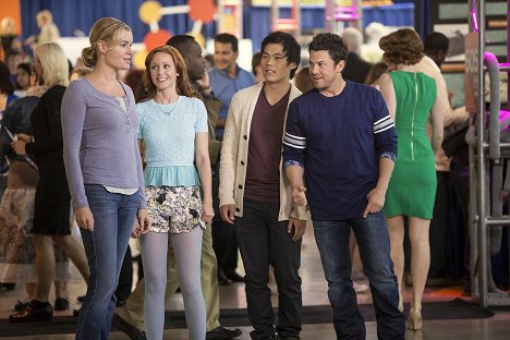 Rebecca Romijn, Lindy Booth, John Harlan Kim, Christian Kane - The Librarians - And the Rule of Three - Photos