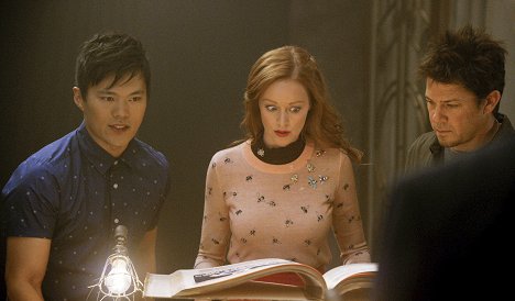 John Harlan Kim, Lindy Booth, Christian Kane - The Librarians - And the Wrath of Chaos - Photos
